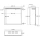 Wkład AFLAMO 3D 60x60, wkład elektryczny LED do zabudowy AFLAMO PLUS + DŹWIĘK